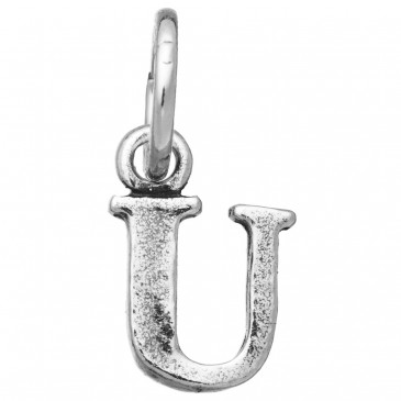 MINI CHARM LETTERA LOGO U