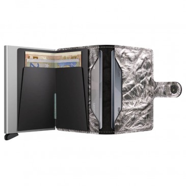 MINIWALLET CRUNCH SILVER