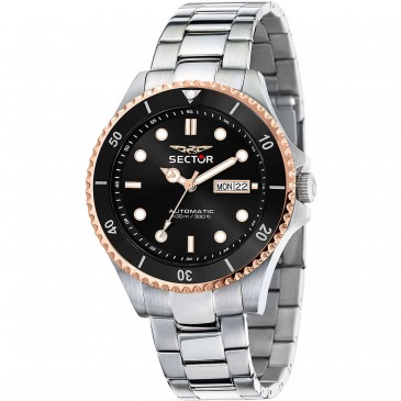 230 43MM AUTO 3H BLK DIAL