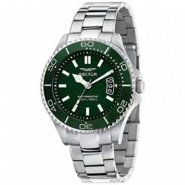 230 43MM AUTO 3H GREEN DIAL