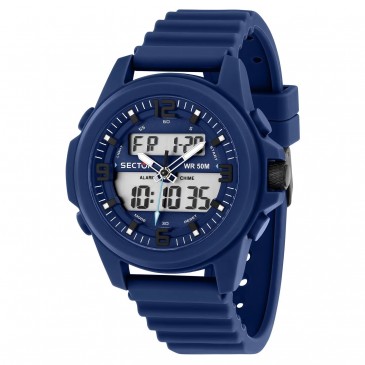 EX-48 52MM DIGITAL BLUE DIAL