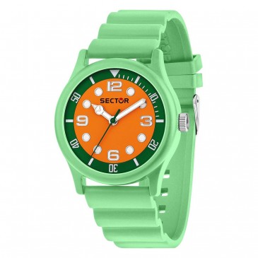 H2O 41MM 3H GREEN / ORANGE DIA MINT
