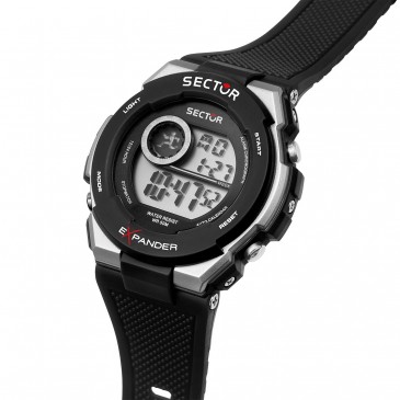 EXPANDER UOMO 40MM DIGITAL BLACK DIAL