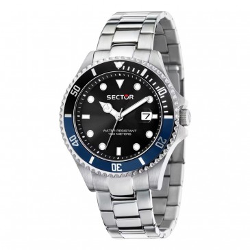 230 43MM 3H BLACK DIAL