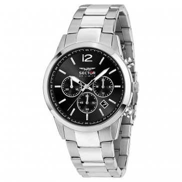 660 42MM CHR BLACK DIAL