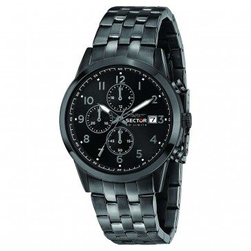 660 42MM CHR BLACK DIAL