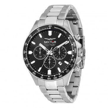 230 43MM CHRO BLACK DIAL