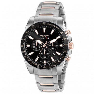 450 43MM CHR BLACK DIAL