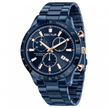 270 45MM CHR BLUE DIAL