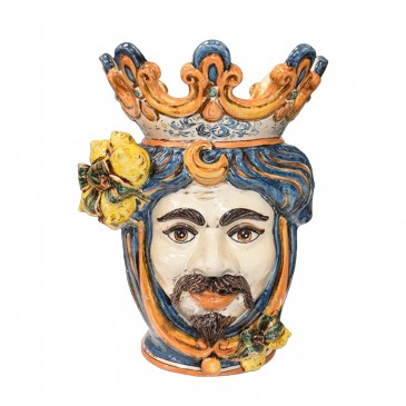 TESTA H 40 LIMONI BLU/ARANCIO MASCHIO BIANCO