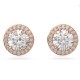 CONSTELLA PE STUD PAVE WHITE ROS