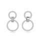 HOLLOW ORECCHINO A BUCO CATENA CHNDL CRY/RHS