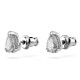 MILLENIA ORECCHINO A BUCO STUD PEAR WHI