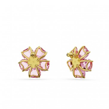 FLORERE ORECCHINO A BUCO PINK/GOS