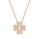 IDYLLIA PEND CZ CLOVER SILK/ROS IDYLLIA PEND CZ CLOVER SILK/ROS