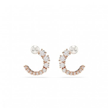 MATRIX ORECCHINO A BUCO STUD WHITE/ROS