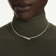 MESMERA:COLLANA V-SHAPE WHI/GOS