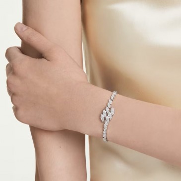 MESMERA:BRACCIALE MARQUISE WHI/RHS