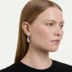 VIENNA:ORECCHINO A BUCO FEATHER WHI/RHS
