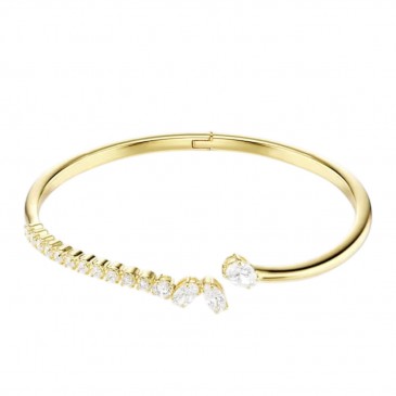 MESMERA:BRACCIALE RIGIDO OPEN WHI/GOS S