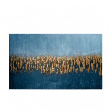 HOME DECOR BRUSH QUADRO 150X90 BLU-GOLD