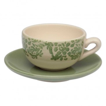 COIMBRA VERDE TAZZA CAFFE' X6 C/PIATT.
