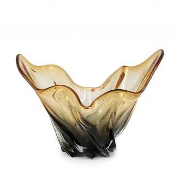 VASO IN VETRO FORMA A DRAPPO H 31 36X25