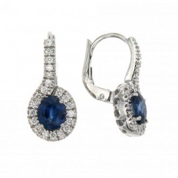 ORECCHINI ZAFFIRO BLU 1,62 BRILL 0,36