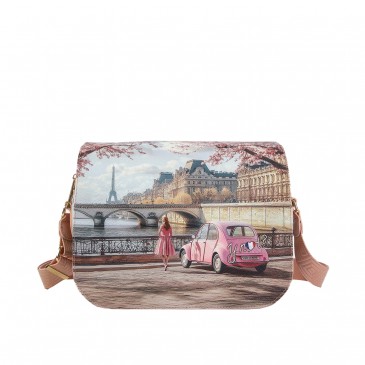 FLAP BAG PARIS EN ROSE