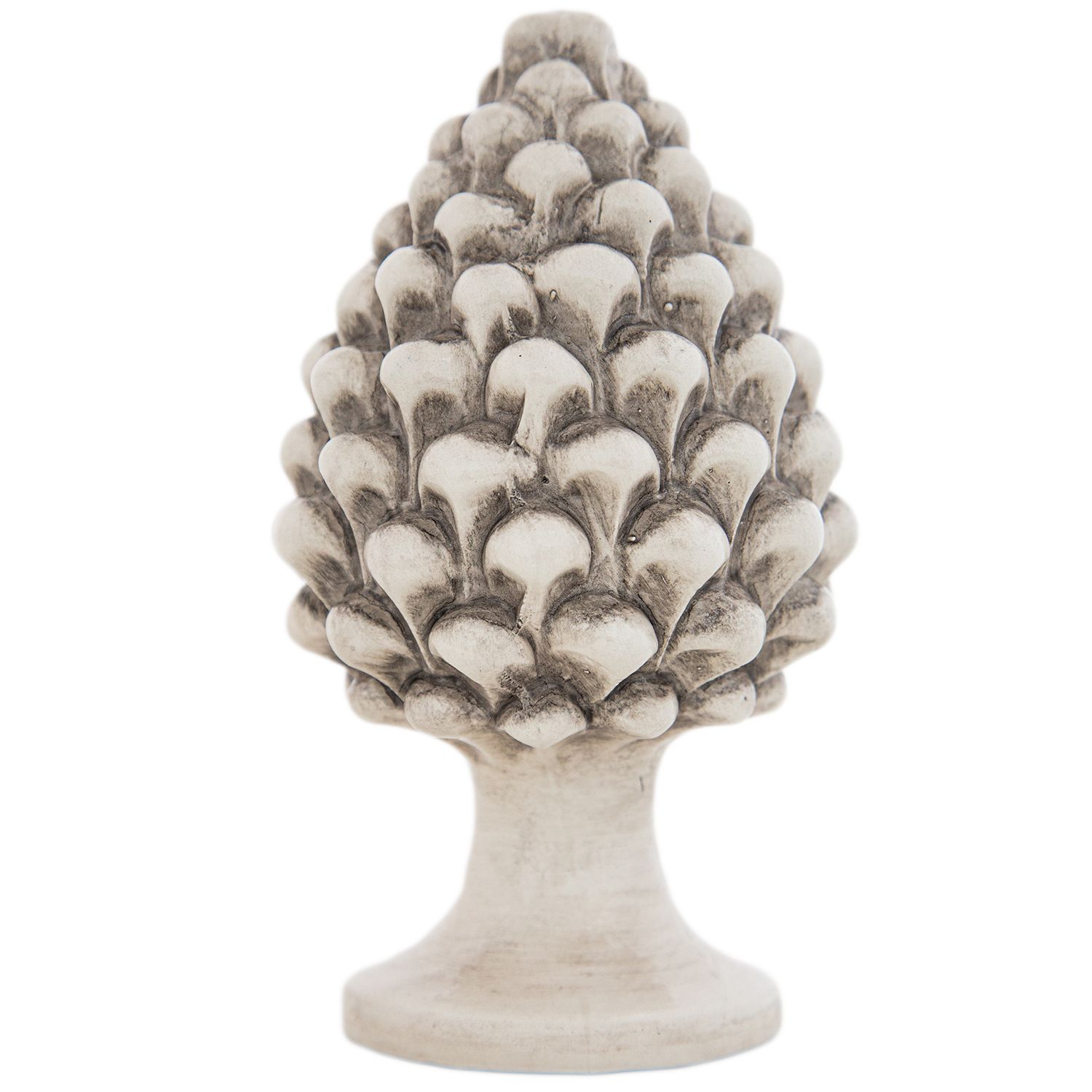 PIGNA XL 40 CM BIANCO ANTICO