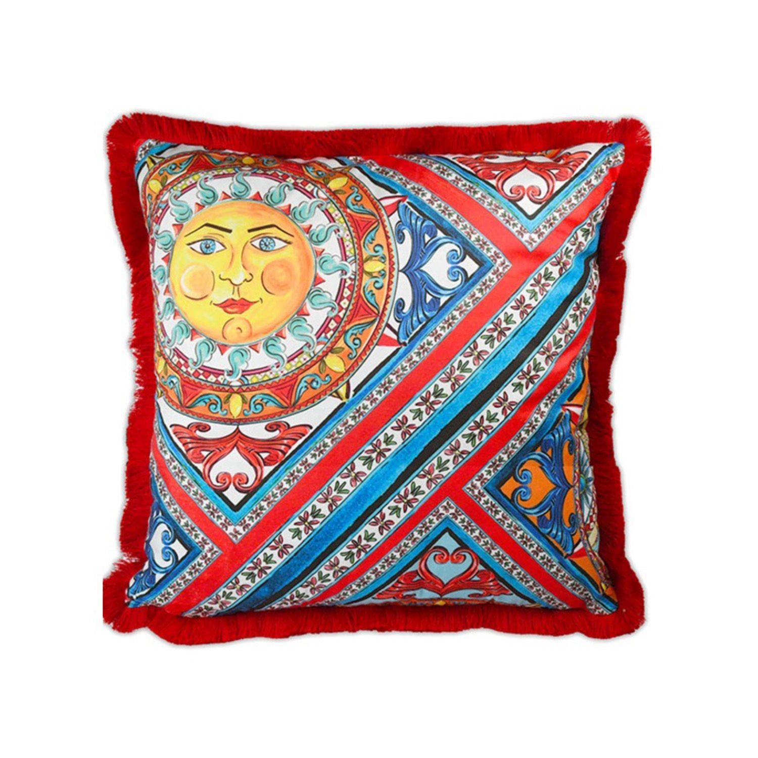 CUSCINO 60X60 CM VELLUTO - SOLE MIO