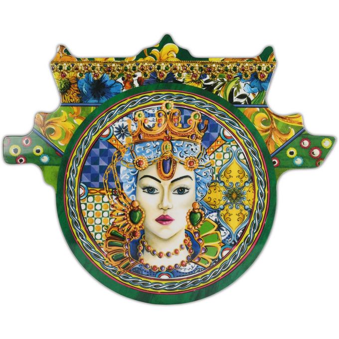 TAGLIERE GRANDE CARRETTO VERDE