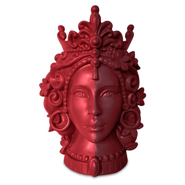 TESTA DONNA - L ROSSO
