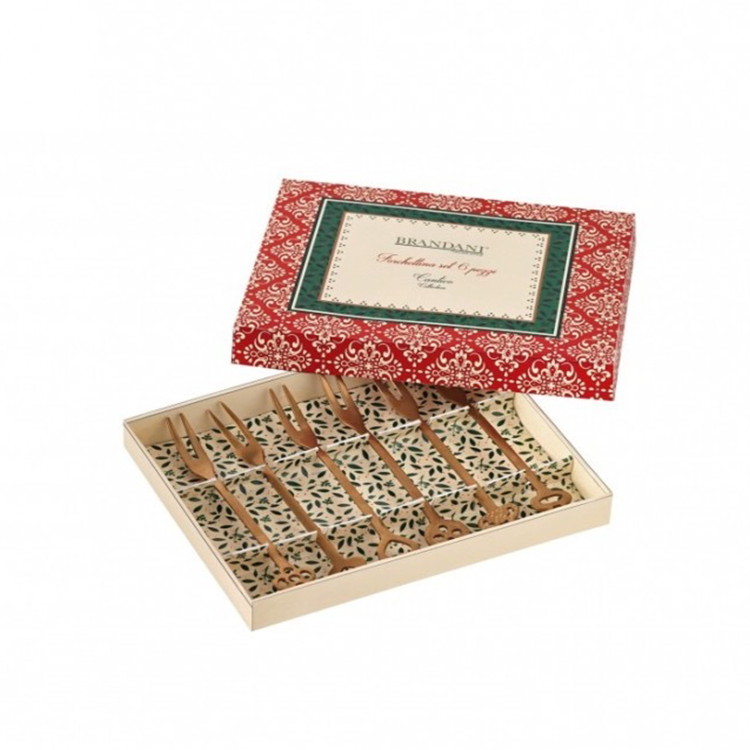 FORCHETTINA CANTICO GOLD SET 6 PZ