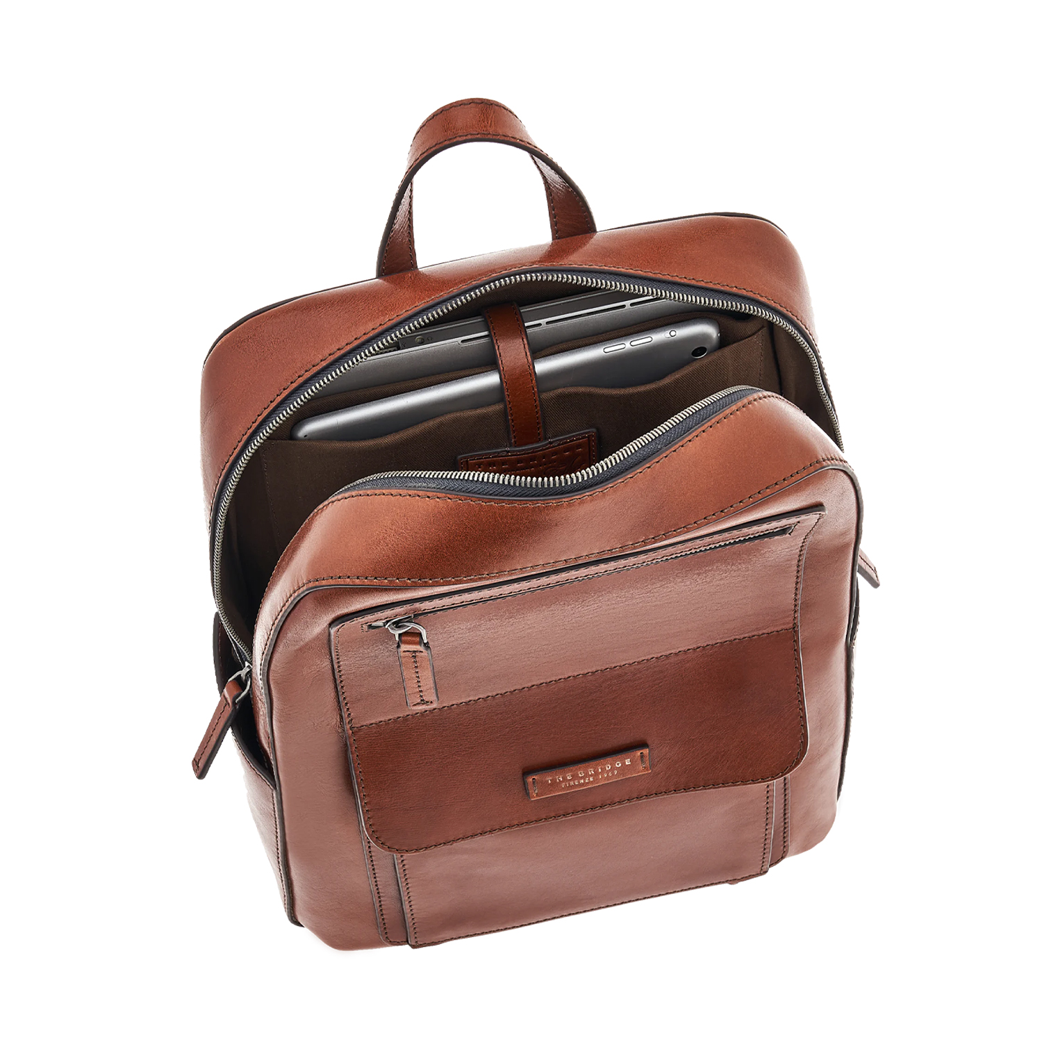 ALBERTO BACKPACK MARRONE OPACO