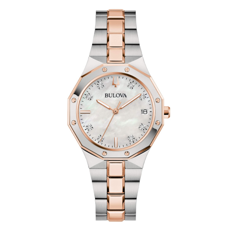 BULOVA OCTAGON LADY DIAMONDS
