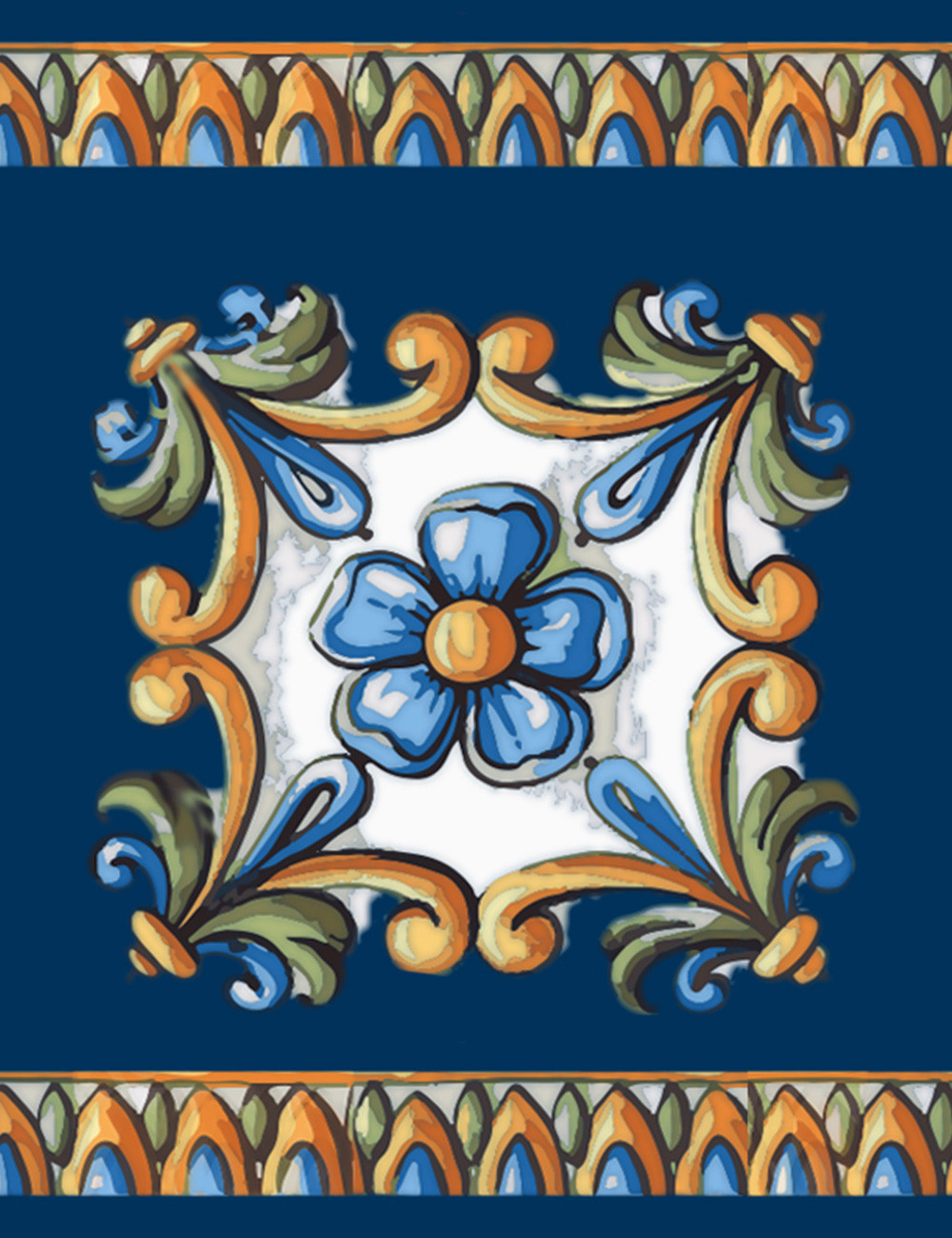 A maiolica