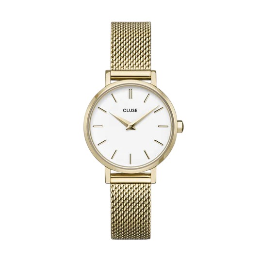 BOHO CHIC PETITE 2H WHITE DIAL GOLD