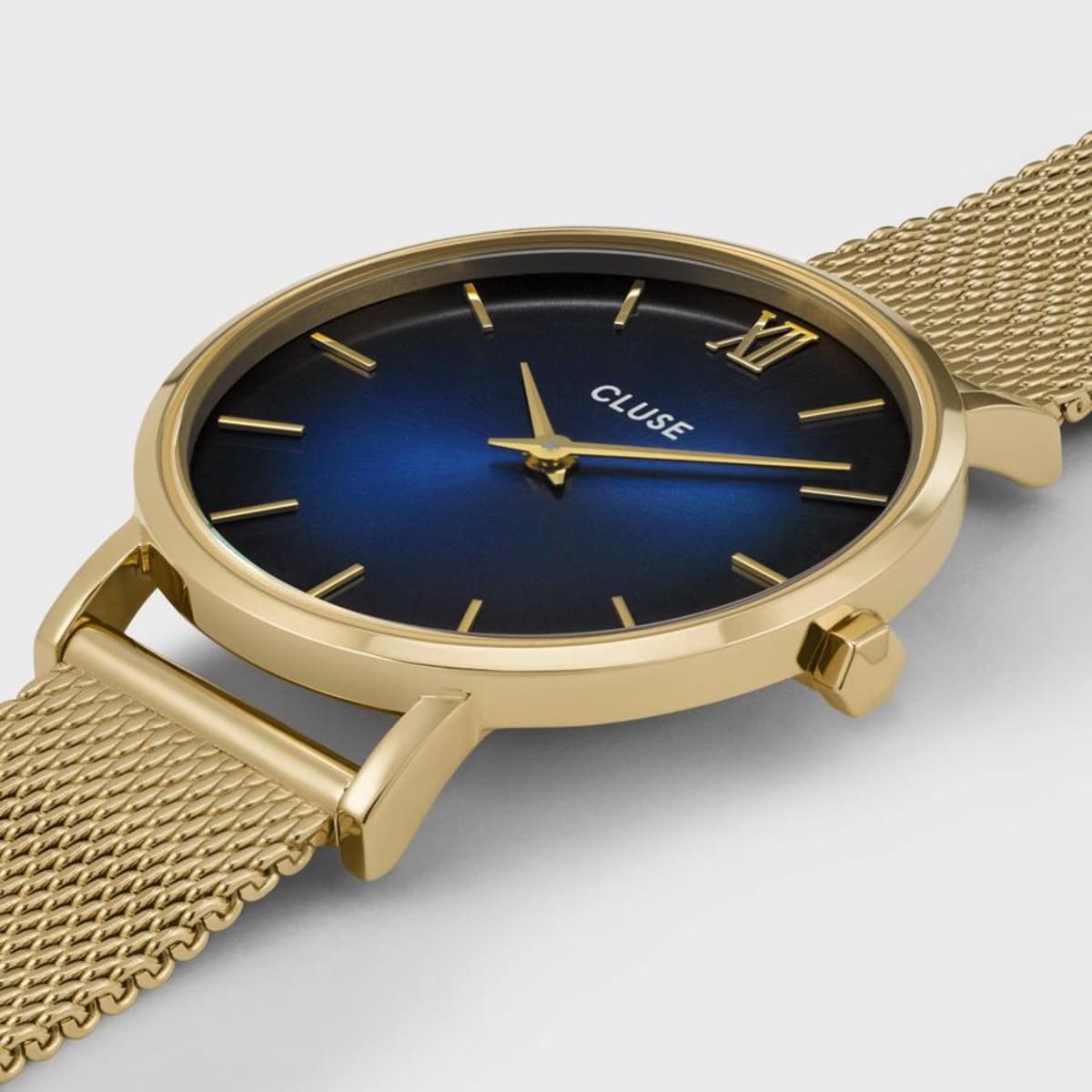 Minuit Mesh, Gold, Blue   Fumu/gold
