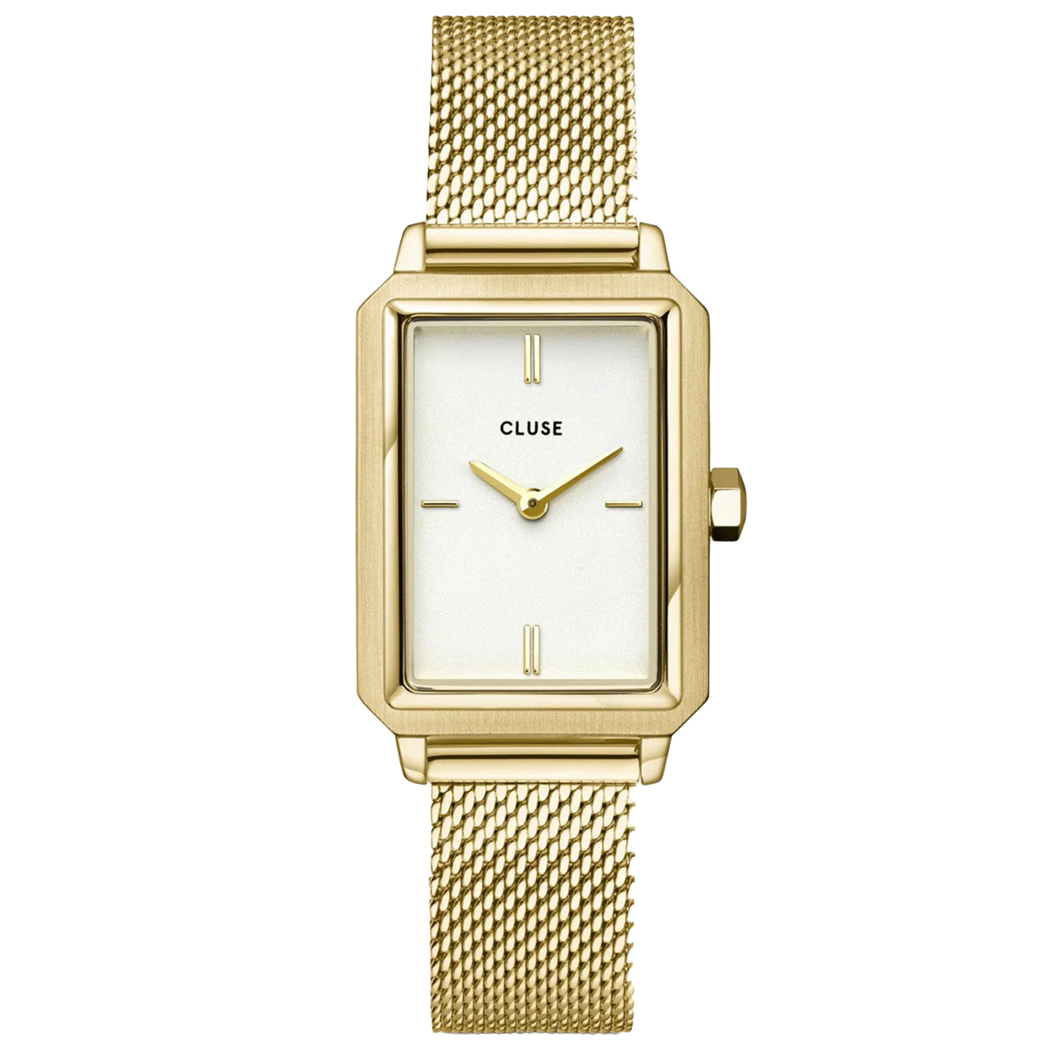 FLUTTE 30 6 MM WHITE DIAL MESH