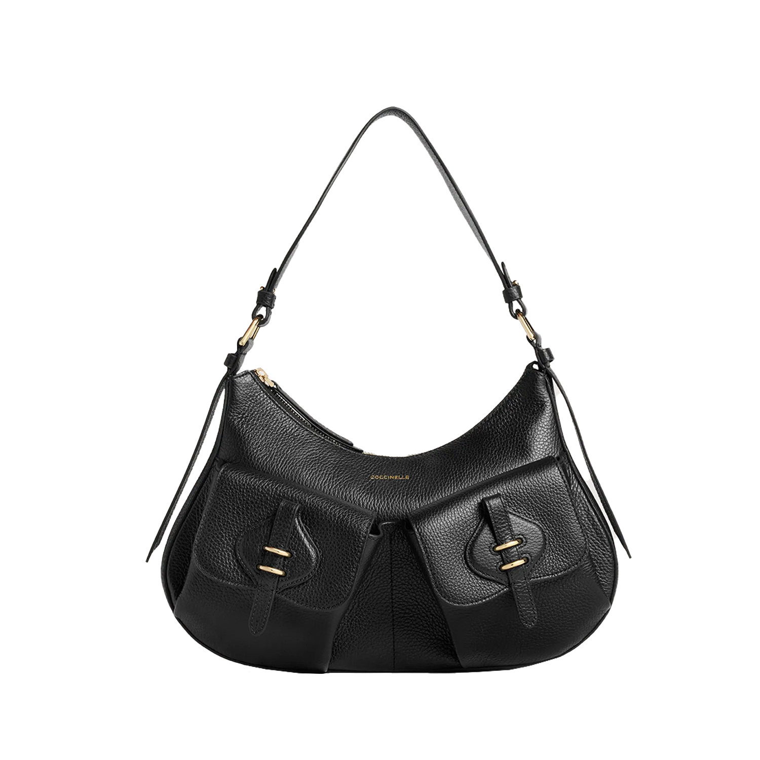HANDBAG GRAINED LEATHER NOIR