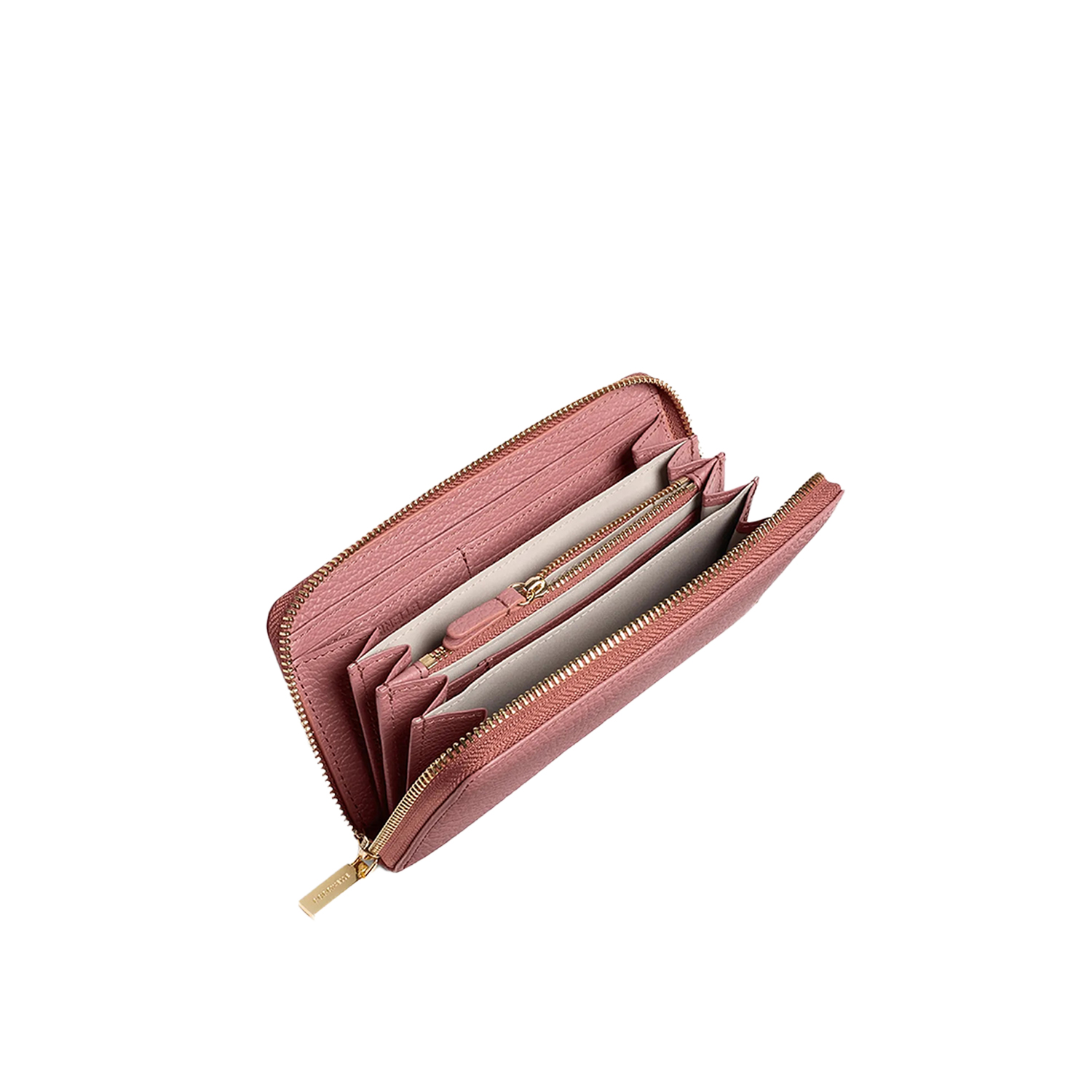 WALLET GRAINED LEATHER WINT ROSE