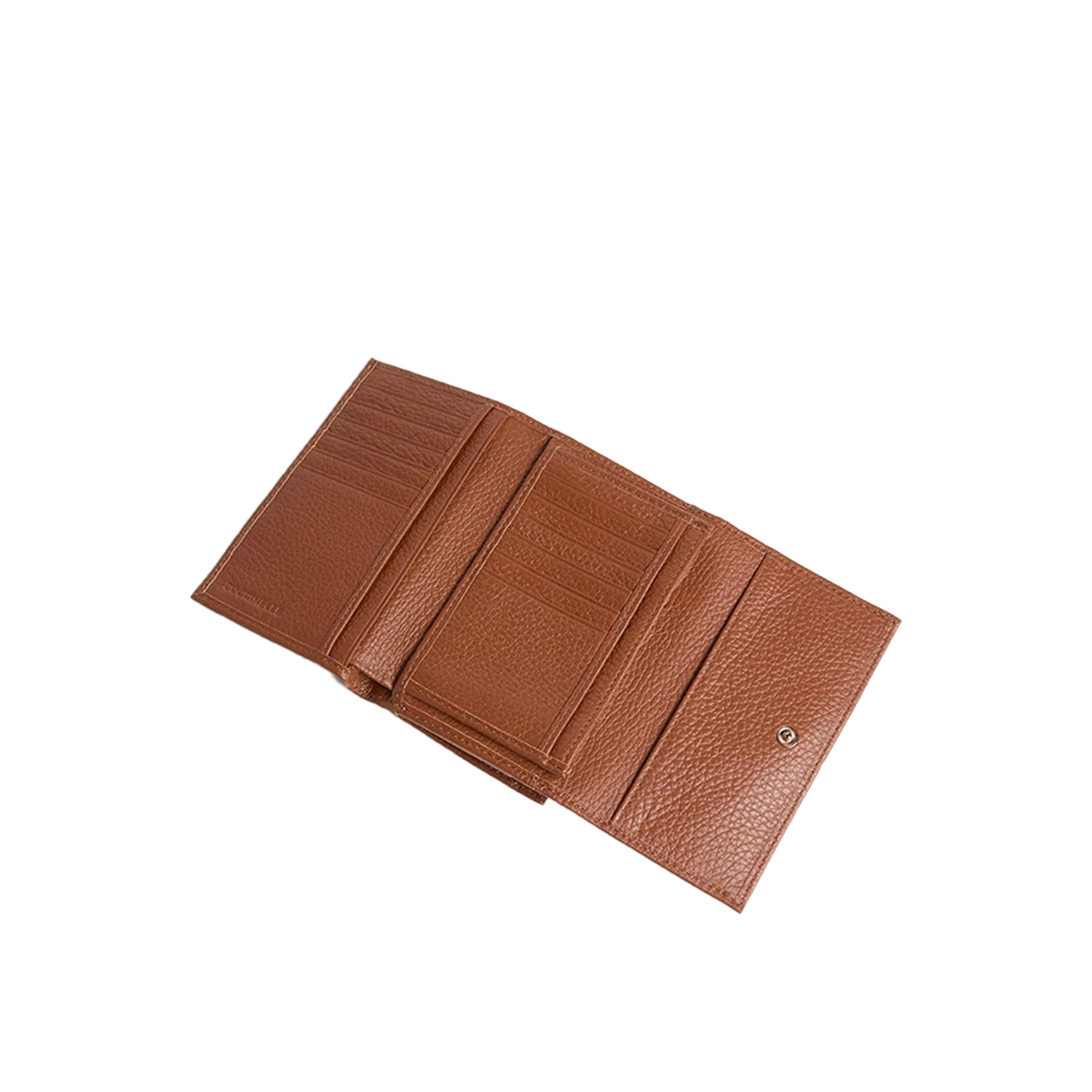 WALLET GRAINED LEATHER COGNAC