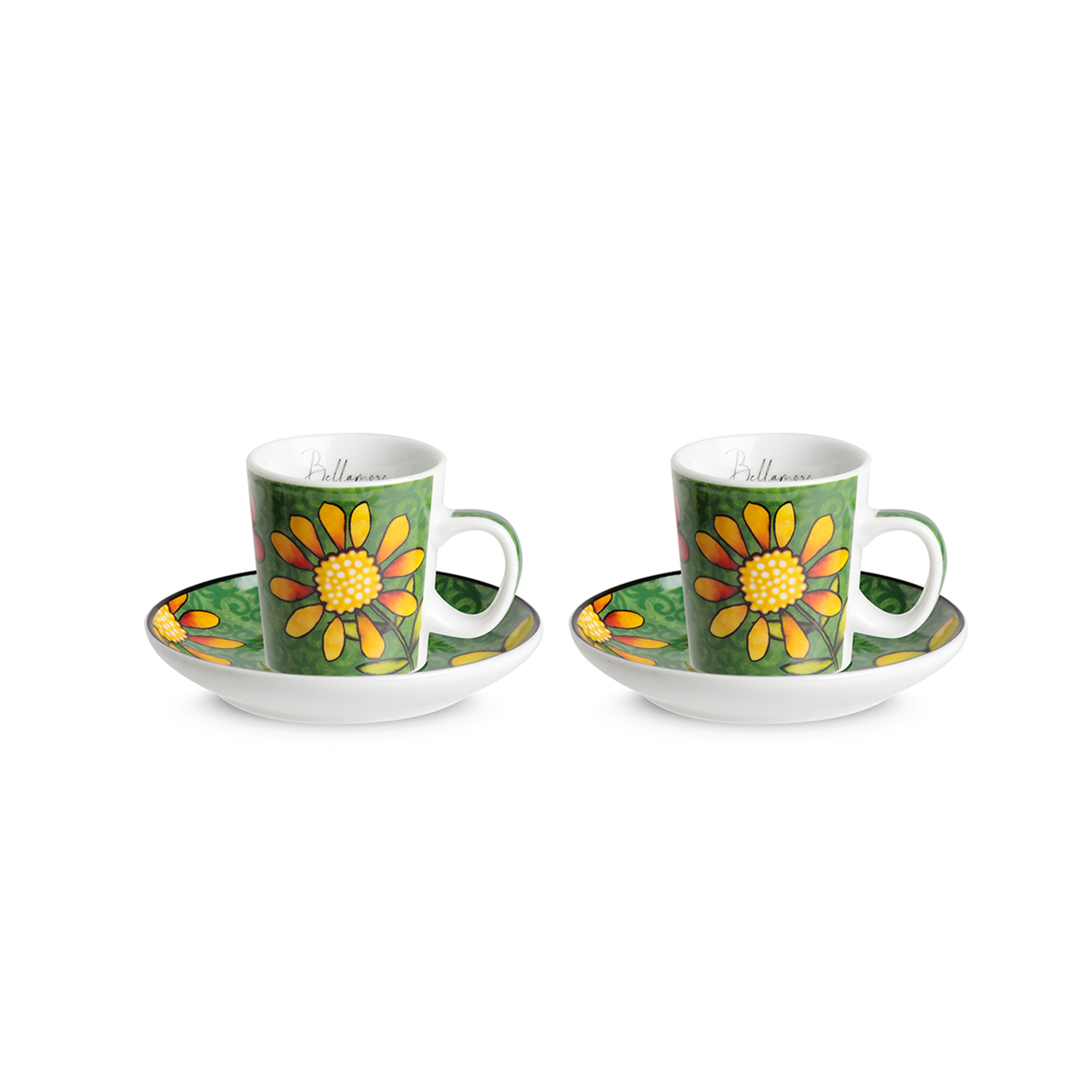 BELLAMORE VERDE SET 2 TAZZE CAFFE'
