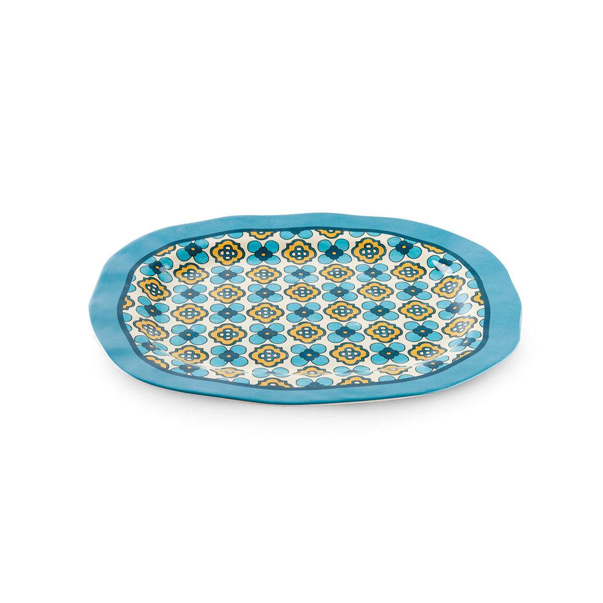 VASSOIO MAJORICA OV.BLU 31X25