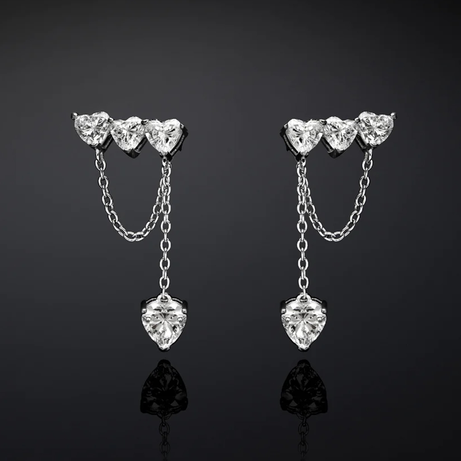 CHIARA FERRAGNI ORECCHINI CUORI SILVER CHIARA FERRAGNI ORECCHINI CUORI SILVER