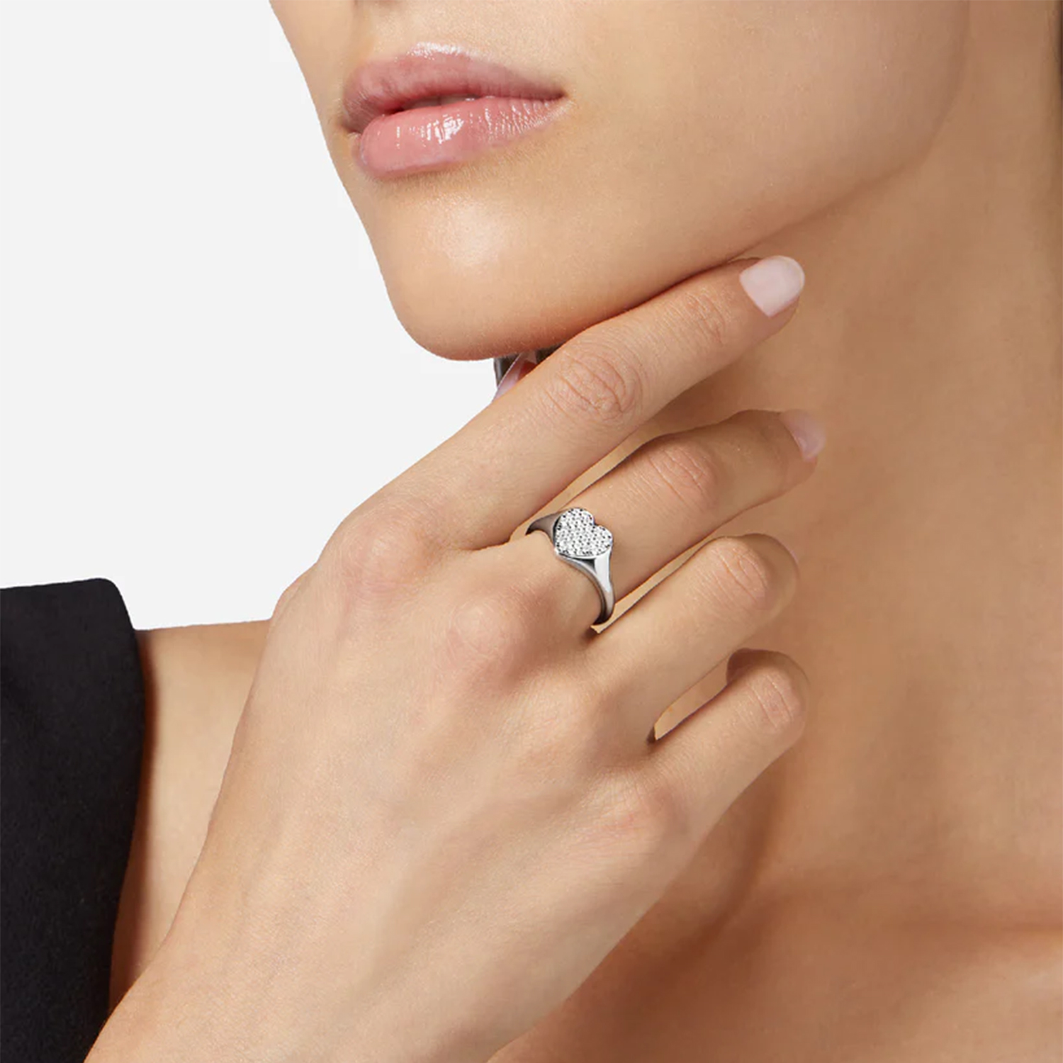 CHIARA FERRAGNI ANELLO CUORI SILVER