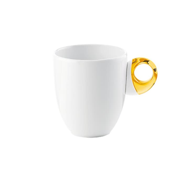 FEELING BICCHIERE MUG GIALLO PAST. X 4