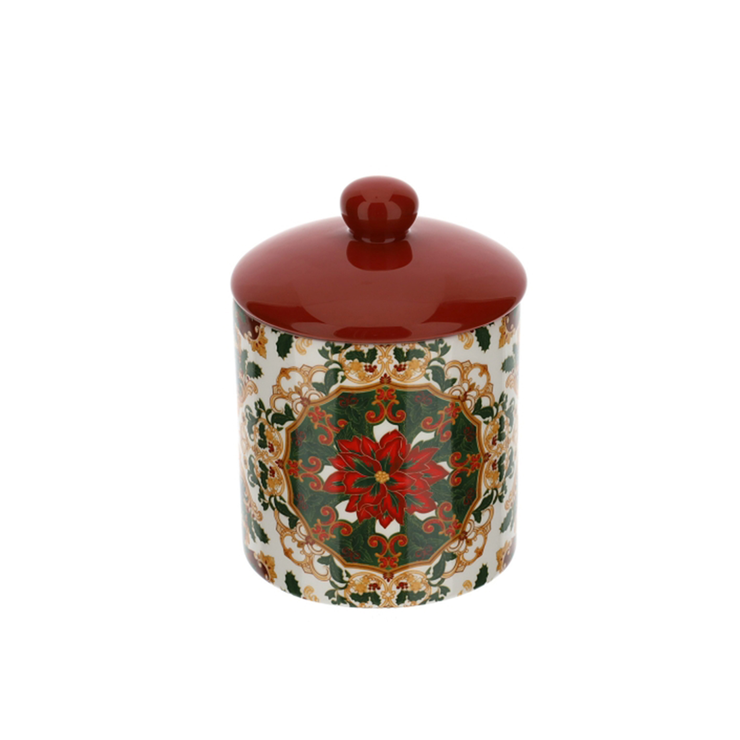 CRISTMAS BUKHARA BISCOTTIERA PORC CM 11 5X16