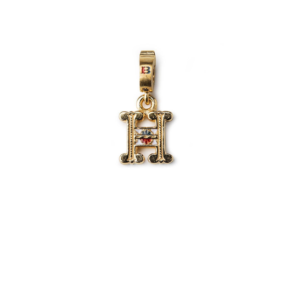 Mini Charm Lettera H oro